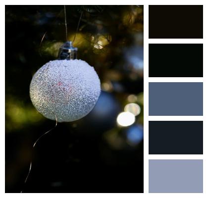 Sequins Glitter Christmas Decorations Image